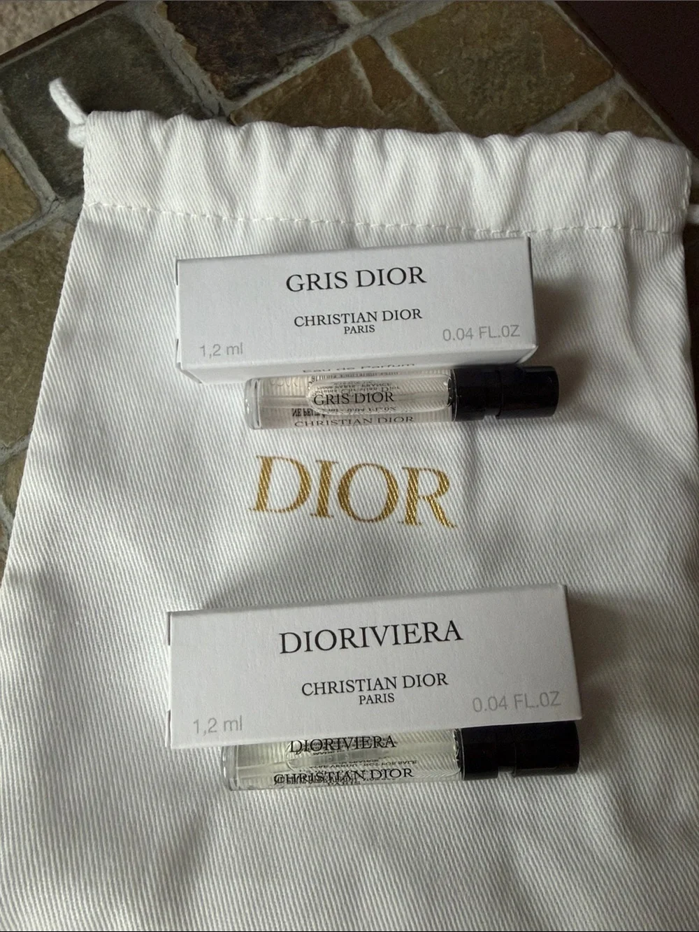Christian Dior Gris Dior & Dioriviera Sample Set NIB